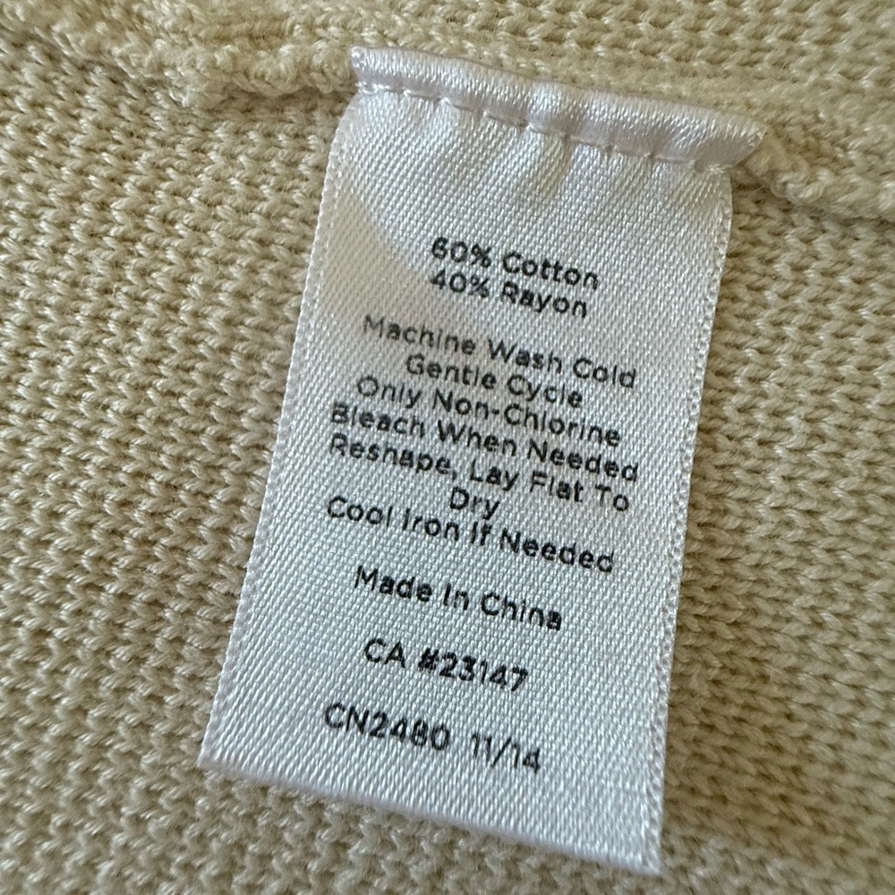 Talbots Colorblock Long Cardigan - Picture 6 of 6